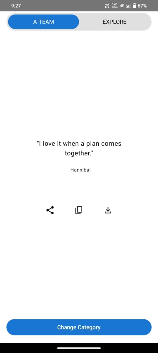 Quotes App screenshot 2